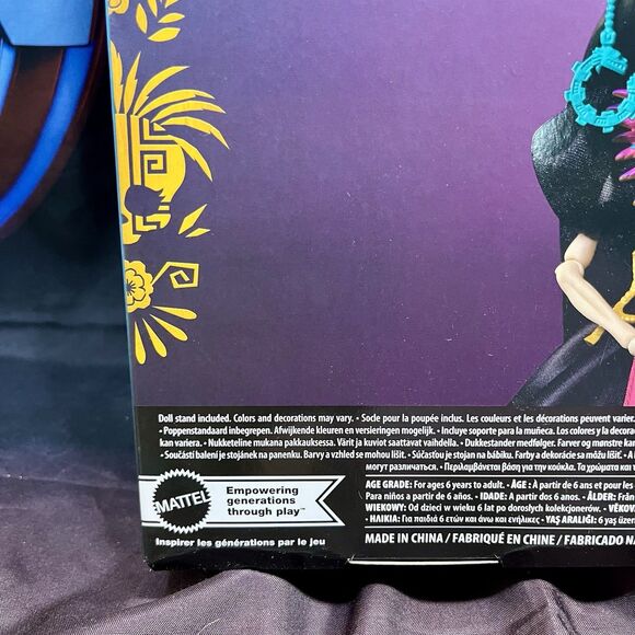 MONSTER HIGH 2025 Edition Mattel Holiday Dia De Los Muertos Skelita Calaveras - Picture 7 of 10